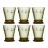 La Rochere Bee Tumbler Olive Green 270ml Set Of 6 2 La Rochere Bee Tumbler Olive Green 270ml Set Of 6 -HARTS OF STUR Sales G LR 612197X6 La Rochere Tumbler Olive Green Set Of Six