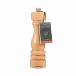 Cole & Mason London 22cm Natural Beech Salt Mill -HARTS OF STUR Sales H233009 Cole Mason London 22cm Natutral Beech Salt Mill 1