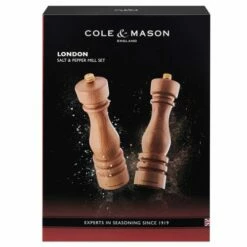 Cole & Mason London 22cm Natural Beech Gift Set -HARTS OF STUR Sales H233011 Cole Mason London 22cm Natural Beech Gift Set 2