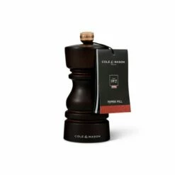 Cole & Mason London 13cm Chocolate Wood Pepper Mill -HARTS OF STUR Sales H233016 Cole Mason London 13cm Chocolate Wood Pepper Mill 1