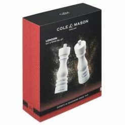 Cole & Mason London 18cm White Gloss Gift Set -HARTS OF STUR Sales H233095 Cole Mason London 18cm White Gloss Gift Set 1