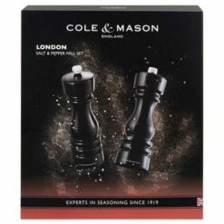 Cole & Mason London 18cm Black Gloss Gift Set -HARTS OF STUR Sales H233098 Cole Mason London 18cm Black Gloss Gift Set 1