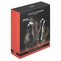 Cole & Mason London 18cm Black Gloss Gift Set -HARTS OF STUR Sales H233098 Cole Mason London 18cm Black Gloss Gift Set 2