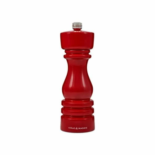 Cole & Mason London 18cm Red Gloss Pepper Mill 3 Cole & Mason London 18cm Red Gloss Pepper Mill