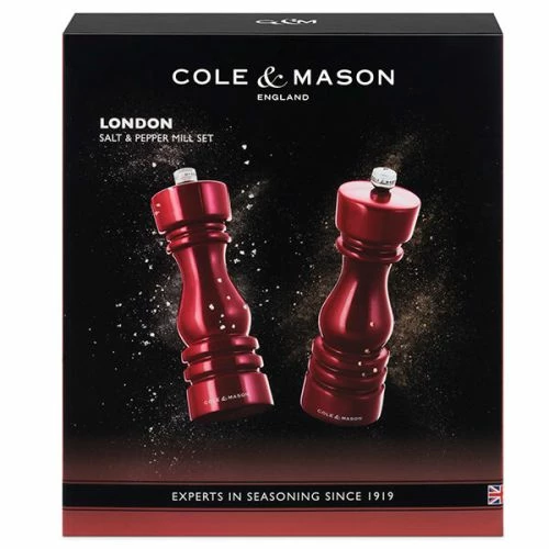 Cole & Mason London 18cm Red Gloss Gift Set 5 Cole & Mason London 18cm Red Gloss Gift Set - Image 3