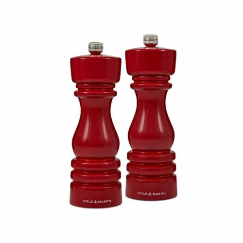 Cole & Mason London 18cm Red Gloss Gift Set 3 Cole & Mason London 18cm Red Gloss Gift Set