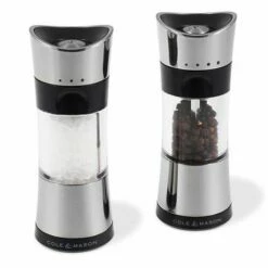 Cole & Mason Horsham Inverta Precision Mill Gift Set Chrome -HARTS OF STUR Sales H306598P Cole And Mason Horsham 154mm Chrome Clear Mill Gift Set 1