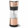 Cole & Mason Horsham Inverta Precision Salt Mill Copper -HARTS OF STUR Sales H306692P Cole And Mason Horsham 154mm Copper Clear Salt Mill
