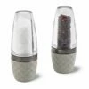 Cole & Mason Precision+ Stemless City Concrete Clear Salt & Pepper Mill Gift Set With Gunmetal Band 2 Cole & Mason Precision+ Stemless City Concrete Clear Salt & Pepper Mill Gift Set With Gunmetal Band -HARTS OF STUR Sales H321806 Cole And Mason Stemless City Concrete Clear Gun Metal Gift Set