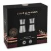 Cole & Mason Precision+ Henley 135mm Stainless Steel Salt & Pepper Mill Gift Set -HARTS OF STUR Sales H321916 Cole And Mason Precision Henley 135mm Stainless Steel Gift Set