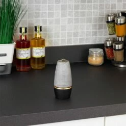 Cole & Mason Precision+ Bridgwater 135mm Wooden Salt Mill With Cast Iron Base -HARTS OF STUR Sales H322015 Cole And Mason Precision Bridgwater Cast Iron Base Wooden 135mm Salt Mill 3