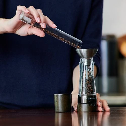 Cole & Mason Derwent Black Wood 190mm Pepper Mill 7 Cole & Mason Derwent Black Wood 190mm Pepper Mill - Image 5