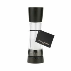 Cole & Mason Derwent Black Wood 190mm Salt Mill -HARTS OF STUR Sales H332292 Cole And Mason Derwent Black Wood Salt Mill 1