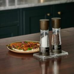 Cole & Mason Derwent Black Wood 190mm Salt Mill -HARTS OF STUR Sales H332292 Cole And Mason Derwent Black Wood Salt Mill 3