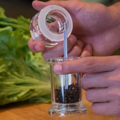 Cole & Mason 505 Clear Acrylic Precision Pepper Mill -HARTS OF STUR Sales H50501P Cole And Mason 505 Pepper Mill 2