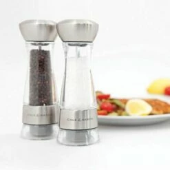 Cole & Mason Windermere Gourmet Precision Pepper Mill -HARTS OF STUR Sales H59301G Cole And Mason Windemere Pepper Mill Clear Stainless Steel 2
