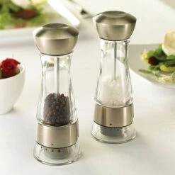 Cole & Mason Windermere Gourmet Precision Pepper Mill -HARTS OF STUR Sales H59301G Cole And Mason Windemere Pepper Mill Clear Stainless Steel 3