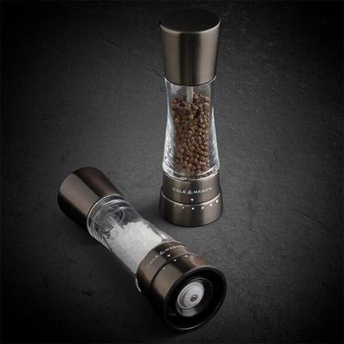 Cole & Mason Derwent Gourmet Gun Metal Precision Mill Gift Set 4 Cole & Mason Derwent Gourmet Gun Metal Precision Mill Gift Set - Image 2