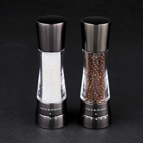 Cole & Mason Derwent Gourmet Gun Metal Precision Mill Gift Set 5 Cole & Mason Derwent Gourmet Gun Metal Precision Mill Gift Set - Image 3