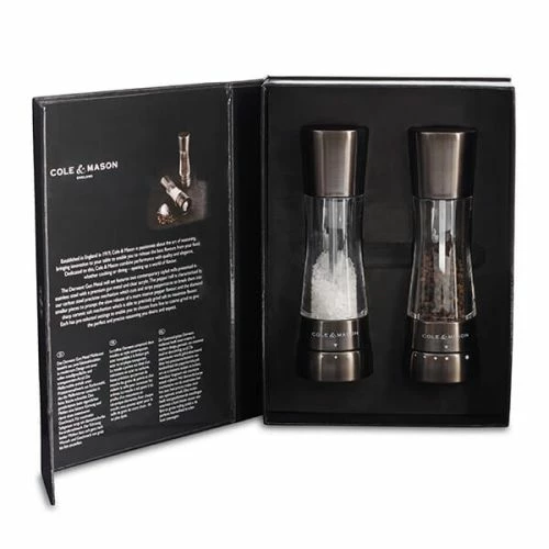 Cole & Mason Derwent Gourmet Gun Metal Precision Mill Gift Set 8 Cole & Mason Derwent Gourmet Gun Metal Precision Mill Gift Set - Image 6