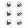 Portmeirion The Holly & The Ivy Set Of 6 20cm Plates -HARTS OF STUR Sales HV05075X6 The Holly And The Ivy by Portmeirion Plate 8 Inch Set of 6
