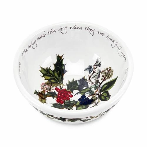 Portmeirion The Holly & The Ivy Set Of 6 Small Fruit Bowls 4 Portmeirion The Holly & The Ivy Set Of 6 Small Fruit Bowls - Image 2
