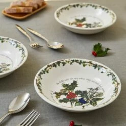 Portmeirion The Holly & The Ivy Set Of 6 Pasta Bowls -HARTS OF STUR Sales HV45740X6 The Holly The Ivy Pasta Bowl Set of 6 3