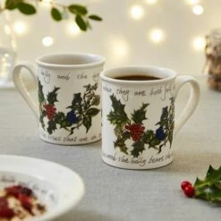 Portmeirion The Holly & The Ivy Set Of 6 Breakfast Mugs 8 Portmeirion The Holly & The Ivy Set Of 6 Breakfast Mugs -HARTS OF STUR Sales HV48700X6 The Holly And The Ivy by Portmeirion Breakfast Mug Set of 6 2