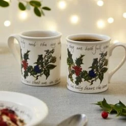Portmeirion The Holly & The Ivy Set Of 6 Breakfast Mugs 9 Portmeirion The Holly & The Ivy Set Of 6 Breakfast Mugs -HARTS OF STUR Sales HV48700X6 The Holly And The Ivy by Portmeirion Breakfast Mug Set of 6 3