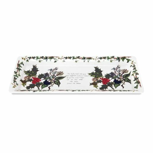 Portmeirion The Holly & The Ivy Rectangle Sandwich Tray 3 Portmeirion The Holly & The Ivy Rectangle Sandwich Tray