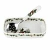 Portmeirion The Holly & The Ivy Cranberry Dish & Slotted Spoon -HARTS OF STUR Sales HV78566XP The Holly And The Ivy by Portmeirion Cranberry Dish And Slotted Spoon