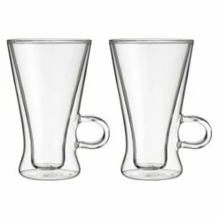 Judge Duo Grande Latte Macchiato Glass Set 320ml Set Of 2 -HARTS OF STUR Sales JDG48 Judge Duo Grande Latte Glass Set 320ml Set of 2 4