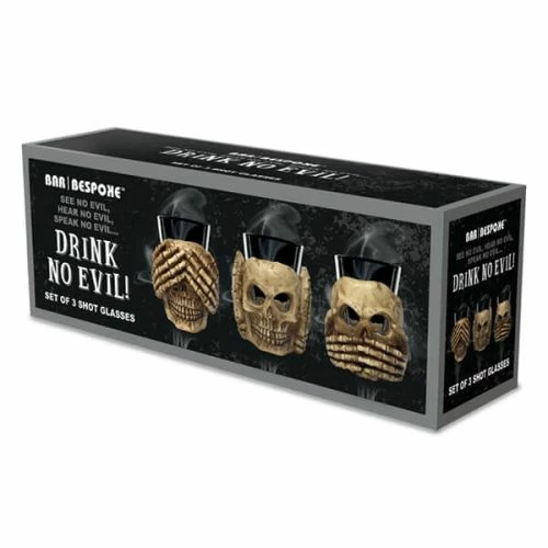 Bar Bespoke Drink No Evil Shot Glasses 7 Bar Bespoke Drink No Evil Shot Glasses - Image 5
