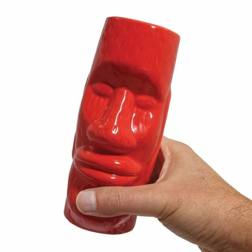 Bar Bespoke Tiki Mugs 2 Pack Brown And Red 7 Bar Bespoke Tiki Mugs 2 Pack Brown And Red - Image 5