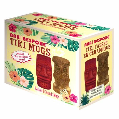 Bar Bespoke Tiki Mugs 2 Pack Brown And Red 8 Bar Bespoke Tiki Mugs 2 Pack Brown And Red - Image 6