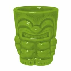 Bar Bespoke Ceramic Tiki Shots 4 Pack -HARTS OF STUR Sales JERTKSG4 Bar Bespoke Ceramic Tiki Shot Glasses New 4 1