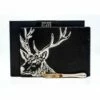 The Just Slate Company Stag Slate Cheese Board & Knife Gift Set -HARTS OF STUR Sales JSCBGSS Just Slate Company Stag Cheese Board Knife Set
