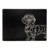 The Just Slate Company Dachshund Slate Cheese Board 2 The Just Slate Company Dachshund Slate Cheese Board -HARTS OF STUR Sales JSCBRDH Just Slate Company Dachshund Slate Cheese Board
