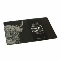The Just Slate Company Highland Cow Slate Cheese Board 6 The Just Slate Company Highland Cow Slate Cheese Board -HARTS OF STUR Sales JSCBRHC Just Slate Company Highland Cow Slate Cheese Board 1