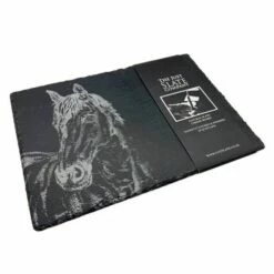 The Just Slate Company Horse Portrait Slate Cheese Board -HARTS OF STUR Sales JSCBRHP Just Slate Company Horse Portrait Slate Cheese Board 1