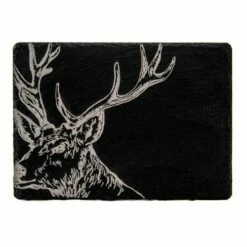 The Just Slate Company Stag Slate Cheese Board