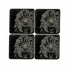 The Just Slate Company Set Of 4 Cockapoo Slate Coasters -HARTS OF STUR Sales JSCS4CP Just Slate Company Cockapoo Slate Coasters