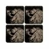 The Just Slate Company Set Of 4 Spaniel Slate Coasters -HARTS OF STUR Sales JSCS4SP Just Slate Company Spaniel Slate Coasters