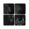 The Just Slate Company Set Of 4 Woodland Friends Slate Coasters -HARTS OF STUR Sales JSCS4WF Just Slate Company Woodland Friends Slate Coasters