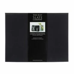 The Just Slate Company Hare Slate Coaster & Placemat Set -HARTS OF STUR Sales JSPMCH Just Slate Company Hare Slate Coaster Place Mat Set 1