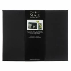 The Just Slate Company Highland Cow Slate Coaster & Placemat Set -HARTS OF STUR Sales JSPMCHC Just Slate Company Highland Cow Slate Coaster Place Mat Set 1
