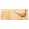 The Just Slate Company Pheasant Large Oak Serving Board -HARTS OF STUR Sales JSSOLSBPH Just Slate Company Pheasant Large Oak Serving Board