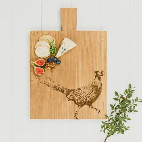 The Just Slate Company Pheasant Medium Oak Serving Paddle 5 The Just Slate Company Pheasant Medium Oak Serving Paddle - Image 3