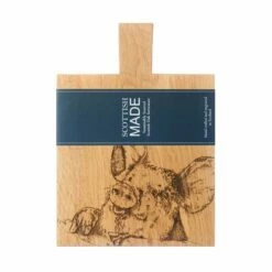 The Just Slate Company Pig Medium Oak Serving Paddle -HARTS OF STUR Sales JSSOOPMPI Just Slate Company Pig Medium Oak Serving Paddle 1