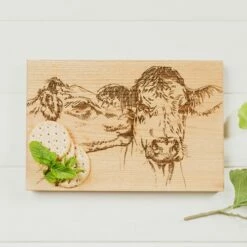 The Just Slate Company Kissing Cows 30cm Oak Serving Board 7 The Just Slate Company Kissing Cows 30cm Oak Serving Board -HARTS OF STUR Sales JSSOSB30KC Just Slate Company Kissing Cows Oak Serving Board 2